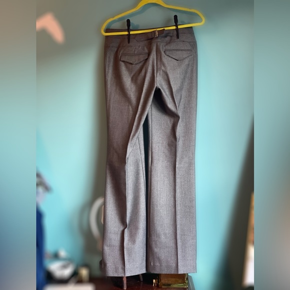 Express Editor Mid Rise Relaxed Trouser Pant - Picture 4 of 6